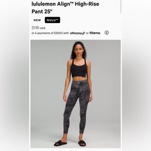 Lululemon align 25 inch high rise pants -6